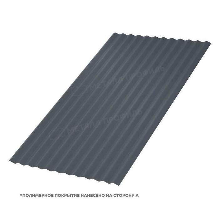 Профлист Металл Профиль МП-18 0,45 VikingMP® RAL 7024 Серый графит | B